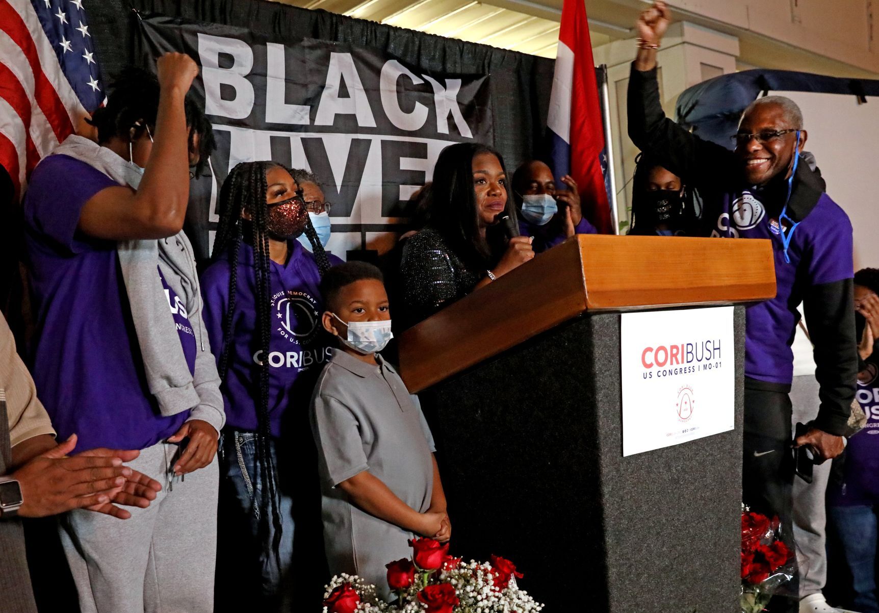 Making history: Bush wins election as 1st Black congresswoman from Missouri